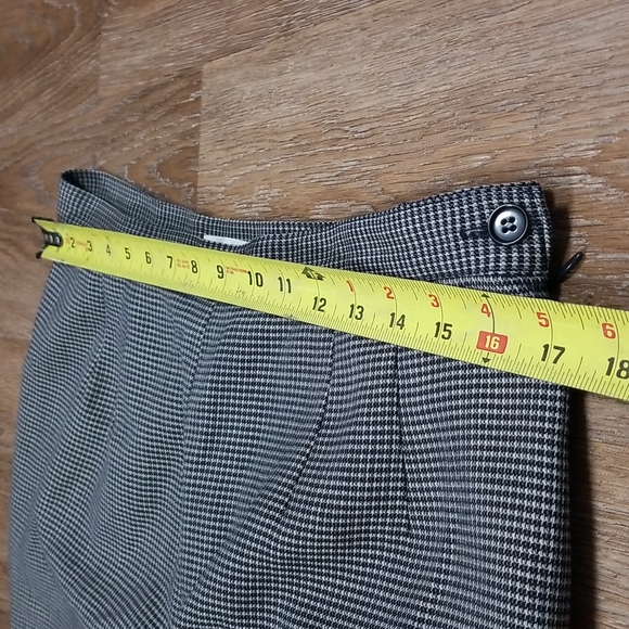 (16) Talbots 100% Wool Plaid Office Workwear Casual Professional Dressy Vintage - Picture 7 of 8